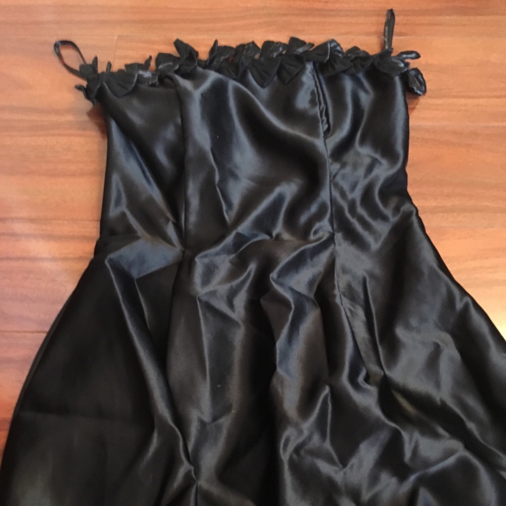 Jessica McClintock Black Strapless  dress
